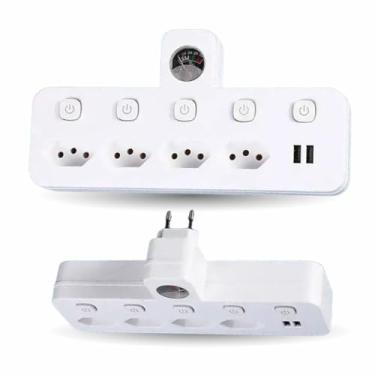 Imagem de Filtro De Linha Com Medidor De Voltagem Sem Fio Novidade Bivolt