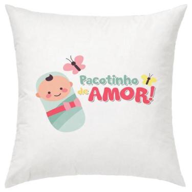 Imagem de Almofada Decorativa Infantil Pacotinho De Amor 30 X 30 Cm - Evangelize