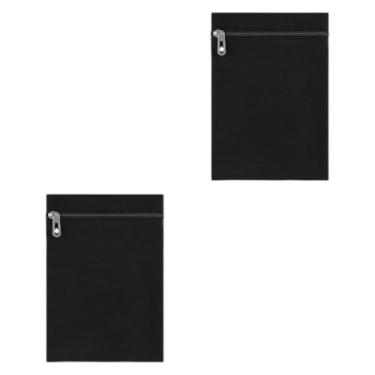 Imagem de Vaveren Conjunto de 2 bolsos com zíper para costurar em roupas, casacos, moletons e carteiras.