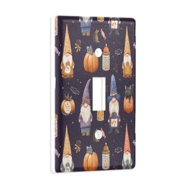 Imagem de Blueangle Capa para placa de parede para interruptor de luz - Gnomos fofos potes de doces capa decorativa para tomada de parede, tamanho 1 - gangue 4,53 x 2,76 polegadas (340)
