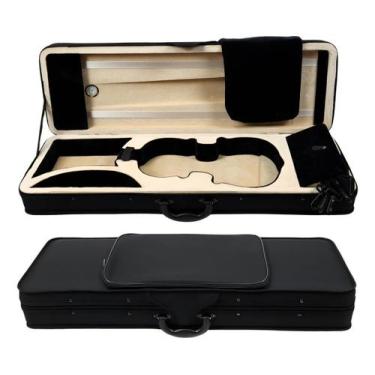 Imagem de Estojo Case Retangular Para Violino 4 4 De Luxo Térmico - KONIG, BEGE
