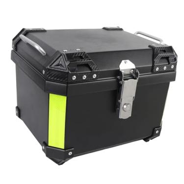 Imagem de Luocute Capa Superior para Motocicleta 45L, Porta-malas ABS à Prova de água Com de Liberação Rápida, Forro Removível e Lavável, para Armazenamento de Bagagem de Capacete