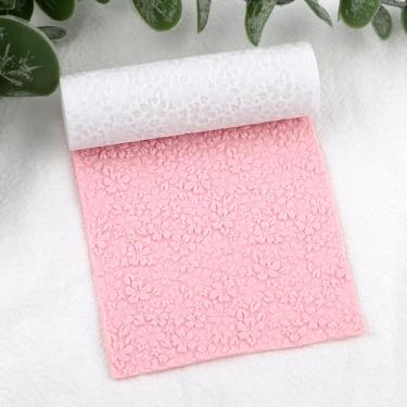 Imagem de Rolo de textura de flores de argila de polímero carimbos de cerâmica rolo de argila DIY ferramentas de gravação em relevo rolos de textura de cerâmica para brincos de cerâmica, fabricação de joias