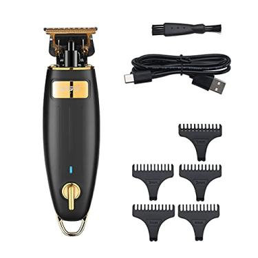 Imagem de Tesoura Elétrica Sem Fio USB V-192 para Homens Kit de Cortes Cabelo com Pentes Limitadores Recarregável Barbeiros Lar
