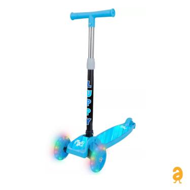 Imagem de Patinete Infantil Dobrável 3 Rodas Led Luppy Maxi Toys