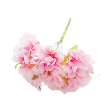 Imagem de 18 Peças De Flores Artificiais De Cravo De Seda Para Decoração De Nata