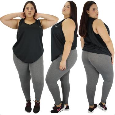 Imagem de Regata Feminina Fit Plus Size Fitness Academia-Feminino