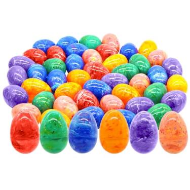 Imagem de 30 PCs Painted Jumbo Easter Eggs for Kids Basket Stuffers Fillers, Easter Hunt Game, Toys Filling Treats and Easter Theme Party Favor