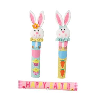 Imagem de Ｂｅｓｇａ 3x de Puxador de Geladeira com Tema de Páscoa, Decoração de Páscoa, Acessórios para Eletrodomésticos de Cozinha, Fogão, Armário e -louças