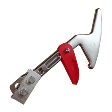 Imagem de IEUDNS Trava de degrau de escada extensível em liga de alumínio, fácil instalação, peças para escada telescópica, Parafuso Direito de 4.5 Cm