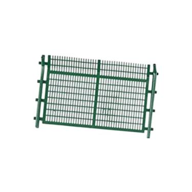 Imagem de Kokiya Miniatura de cerca em escala 1/64, compacta e, para decoração de maquetes ferroviárias. Inclui barreiras, redes e outros acessórios, Grades Verdes 1