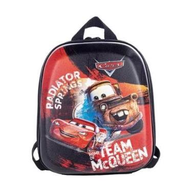 Imagem de Mochila Escolar MaxToy Relâmpago McQueen Vermelho-Unissex
