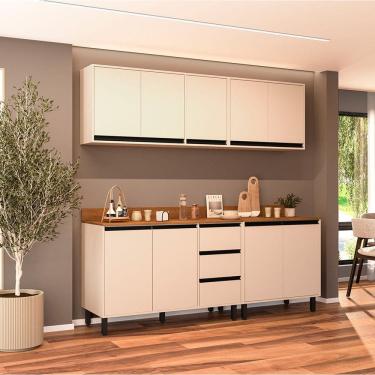Imagem de Cozinha Modulada 4 Pecas com Tampos Koya Politorno