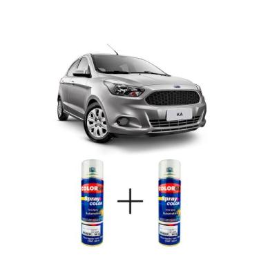 Imagem de Spray automotivo prata dublin + spray verniz 300ml - Sherwin Williams