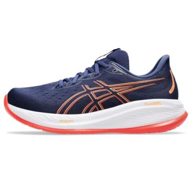 Imagem de ASICS Tênis de corrida masculino Gel-Cumulus 26, Azul índigo, recife coral, 42