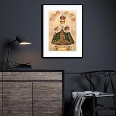 Imagem de Quadro Decorativo Menino Jesus De Praga - 60X48Cm