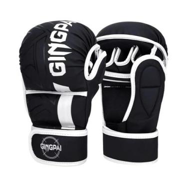 Imagem de Luvas De Boxe MMA Para Homens E Mulheres, Meio Dedo, Reforçadas Para T