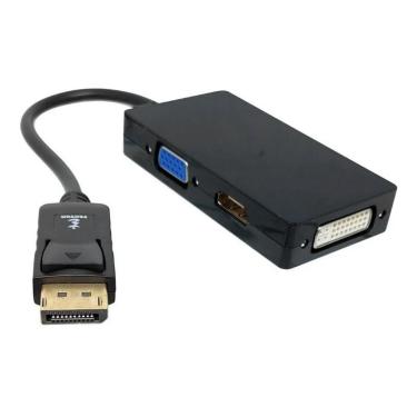 Imagem de Adaptador Displayport Hdmi/dvi/vga 3x1