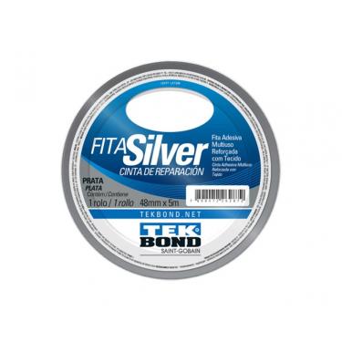 Imagem de Fita Silver Tape Tekbond Prata 48Mmx5M