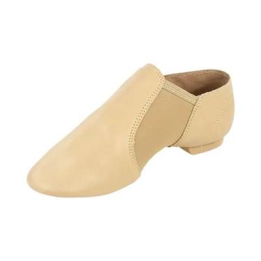 Imagem de Sapatos De Dança Infantil Em Couro Legítimo Para Jazz, Salsa, Ballet E