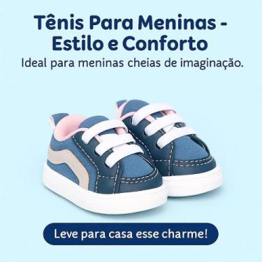 Imagem de Tênis bebê menina casual infantil baby krisle confortável baby preço b