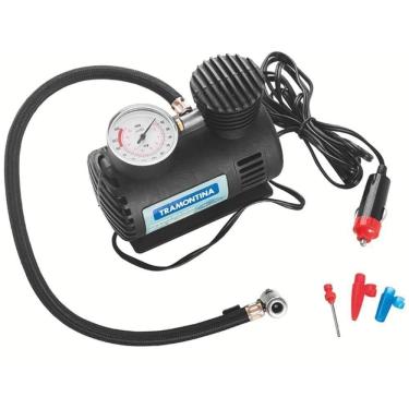 Imagem de Mini Compressor De Ar Portátil Tramontina Elétrico P- Carros 300 Psi 50w 12v 8 L Por Minuto 42330001