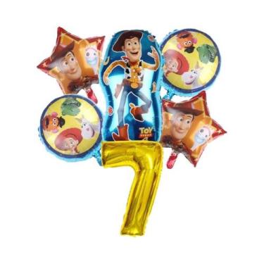 Imagem de Balões De Folha Buzz Lightyear E Woody Do Toy Story Para Festa De Aniv
