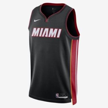 Imagem de Regata Nike Miami Heat Icon Edition 2023/24 Masculina-Masculino