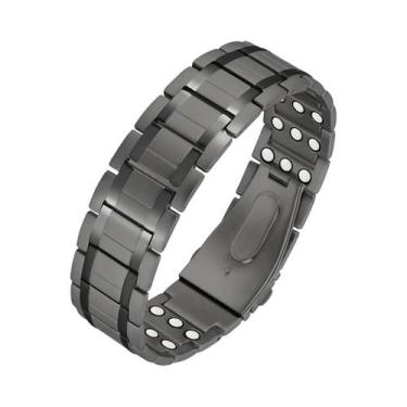 Imagem de Pulseira Magnética De Cobre Neodímio 3500 Gauss De Força 3X Para Homen