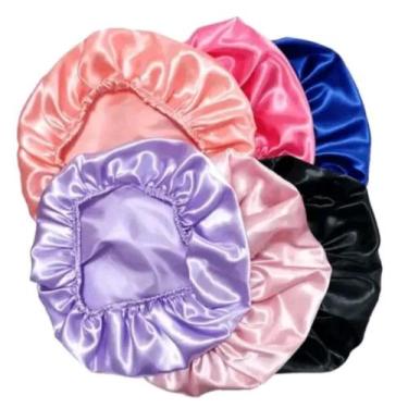 Imagem de Touca De Cetim Feminina Premium Para Cachos E Lisos Antifrizz - AIPRAH