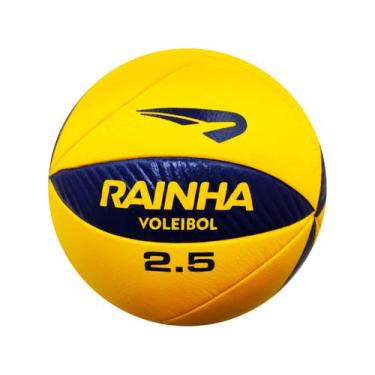 Imagem de Bola de Vôlei Rainha VL 2.5, Amarelo e Azul