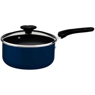Imagem de Panela Tramontina Tunis Em Alumínio 16 Cm 1,35 L Cerâmico Azul Mediter