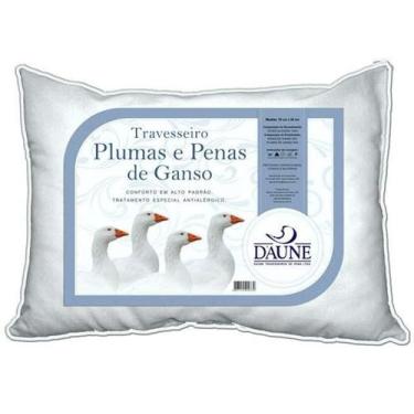 Imagem de Travesseiro 50% Plumas e 50% Penas de Ganso Confortável - Daune, 1