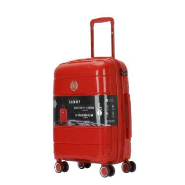 Imagem de Mala De Viagem Média 23 Kg 4 Rodas Dupla 360 senha tipo TSA Expansiva 