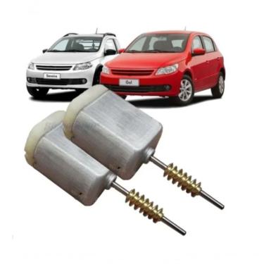 Imagem de Par Micro Motor Elétrico de Fechadura para Trava das Portas Modelo Mabuchi F103 Gol Voy...