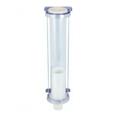 Imagem de Porta Copos Acrílico de Parede Dispenser JSN para Chopp 300ML Capacidade 125 Unidades Transparente Higipack