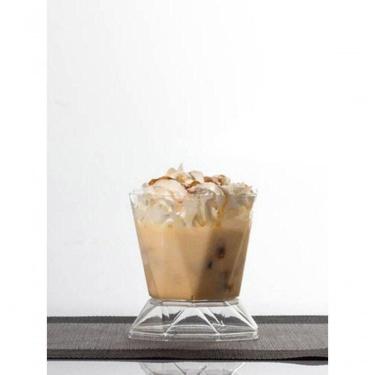 Imagem de Copo Descartável Diamantinho Plástico 150ML 50 Unidades Transparente Higipack