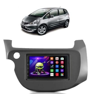 Imagem de Kit Multimídia New Fit 2009 / 2014 Android 7 Pol 2/32GB GPS Carplay - 