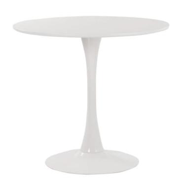 Imagem de Mesa De Jantar Redonda Tulipa - Saarinen - 80 Cm - Branco - Laraz