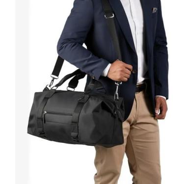 Imagem de Mala Academia Viagem Grande Bolsa Fitness Estilosa Impermeável Moderna
