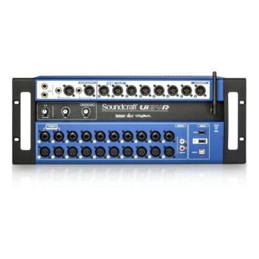 Imagem de Mesa De Som Mixer Digital 24 Canais Wifi Ui24r Soundcraft, 110V/220V (