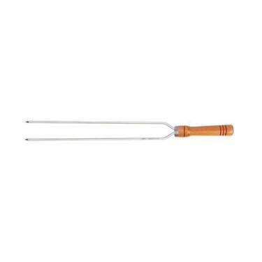 Imagem de Espeto de Alumínio Duplo para Churrasco 80cm Mor