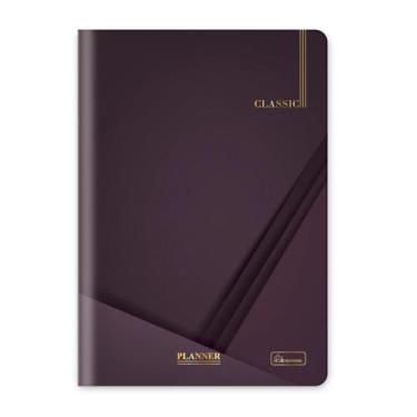 Imagem de Planner Grampeado Flexível Não Datado Diversos - Cadersil, Classic Vin