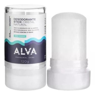 Imagem de Desodorante Alva Cristal 120g  Proteção 12H, Sem Perfume