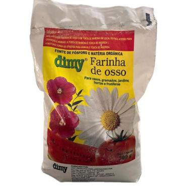 Imagem de Farinha de Osso Dimy: Adubo Orgânico Rico em Fósforo para Flores e Fru