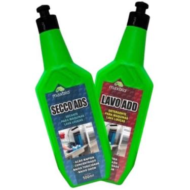 Imagem de Kit lavo add e secco ads dtergente e secante para maquinas lava louças