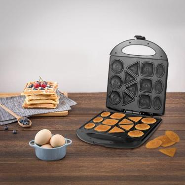Imagem de Máquina de Fazer Biscoito Elétrica 110V 1400W para Bolacha Cookie Waffle Shopmix