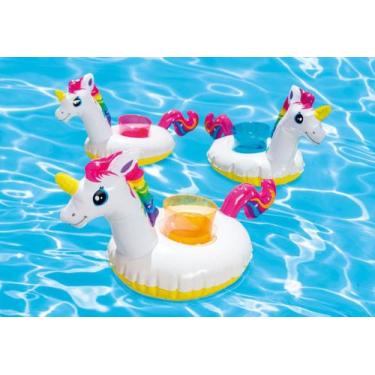 Imagem de Porta copos unicornio com 3 unidade - 41cmx20cm - Intex