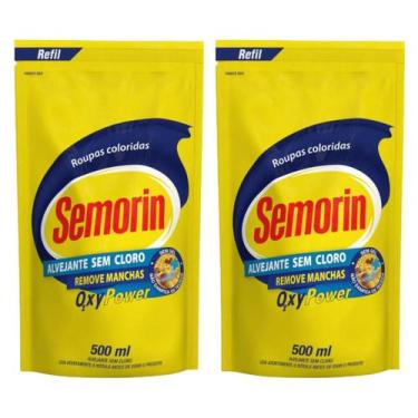Imagem de Kit com 2 Alvejantes Sem Cloro Semorin 500ml - SEMORIM