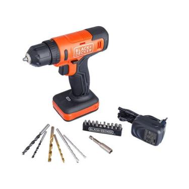 Imagem de Parafusadeira e Furadeira de Impacto Black + Decker BCD712VHD Laranja 